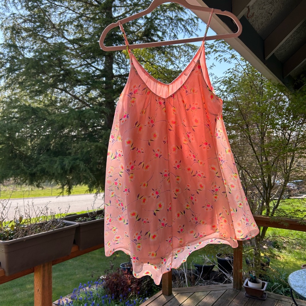Pink Floral Summer Dress